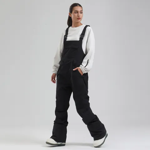 Salopette da Sci Professionale da Donna Impermeabile Antivento Calda Pantaloni da Snowboard Attrezzatura Sportiva Invernale All'aperto