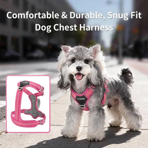 Reflective Dog Harness Anti-Pull Breathable Mesh Pet Chest Strap For Small Medium Large Dogs Outdoor Walking Safety Vest