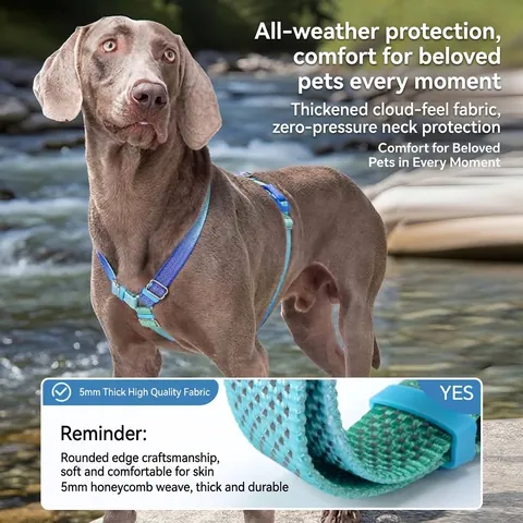 Reflektierendes Hundegeschirr Sternennacht Sicherheit Verstellbar H-Form Nylon Gurtband Komfort Atmungsaktive Brustweste Für Haustierhunde