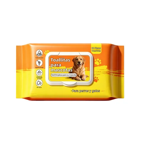 Lingettes Pour Animaux De Compagnie Chiens Et Chats Tissu De Nettoyage Sans Rinçage Lingettes De Toilettage Désodorisantes Douces Pour Oreilles Yeux Pattes Visage Corps