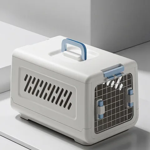 Tragbare Faltbare Haustier Lufttransportbox Für Katzen Und Kleine Hunde Atmungsaktive Reisebox Mit Griff Für Draußen