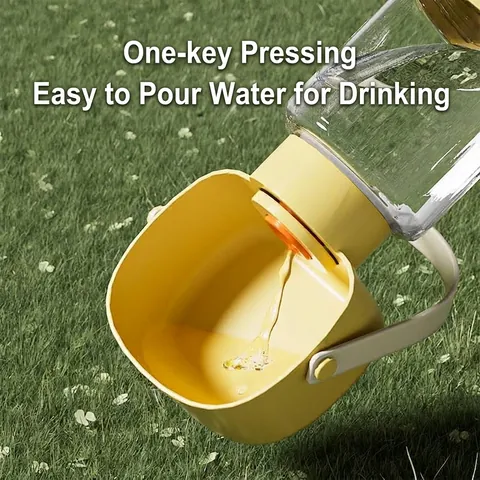 Draagbare Drinkfles Huisdier Outdoor Reizen Hondenfeeder Voerbak Voor Kat Hond Lekkagevrije Drinkbeker Voedselcontainer Accessoires