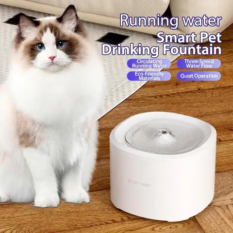Automatischer Haustier Trinkbrunnen 3L Große Kapazität Ultra Leise Katze Hund Trinknapf Gefiltertes Fließendes Wasser Zirkulation USB