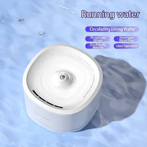 Automatischer Haustier Trinkbrunnen 3L Große Kapazität Ultra Leise Katze Hund Trinknapf Gefiltertes Fließendes Wasser Zirkulation USB