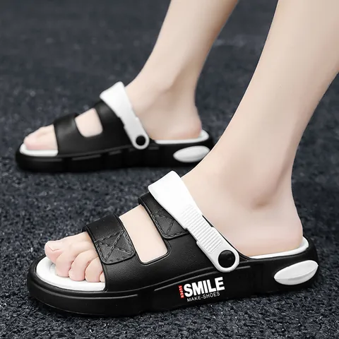 Uomo Donna Doppio Uso Sandali Sportivi Antiscivolo EVA Suola Spessa Pantofole Estive Scarpe da Spiaggia Flip Flop Casual Con Cinturino Girevole