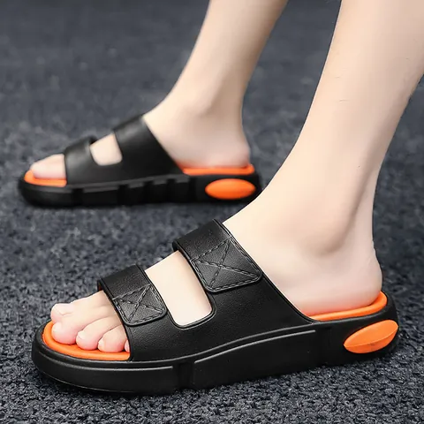 Sommer Paar Sport Slides Weiche Dicke Sohle Rutschfeste Strand Sandalen Outdoor Herren Damen Casual EVA Dämpfung Slides