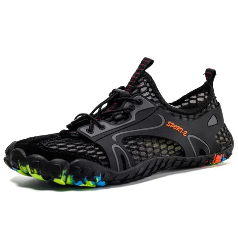 Scarpe da Guado Outdoor in Mesh Traspirante Scarpe da Acqua Antiscivolo ad Asciugatura Rapida per Nuoto Subacquea Spiaggia Escursionismo Unisex