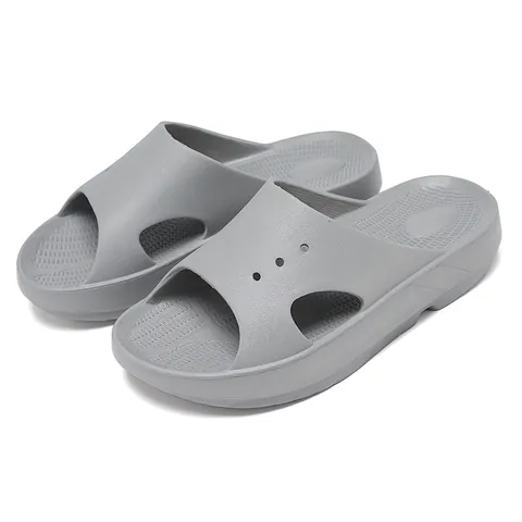 Unisex Minimalist Thick Sole EVA Slippers Anti-Slip Wear-Resistant Casual Beach Outdoor Shoes