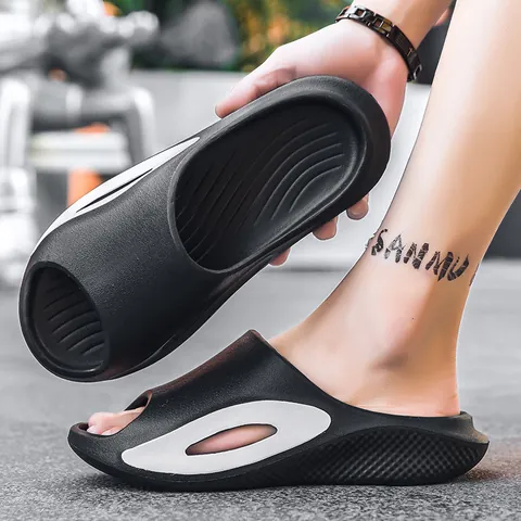 Ciabatte a Fascia Fashion con Suola Spessa per Uomo Donna Sandali con Plateau in EVA per Esterno Pantofole da Casa Casual Unisex