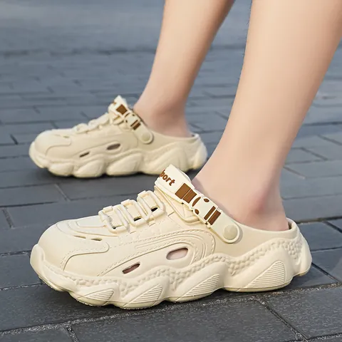 Hommes Femmes EVA Sabots de Jardin Antidérapant Respirant Semelle Épaisse Été Extérieur Plage Chaussures Décontracté Pantoufles Couple Sandales