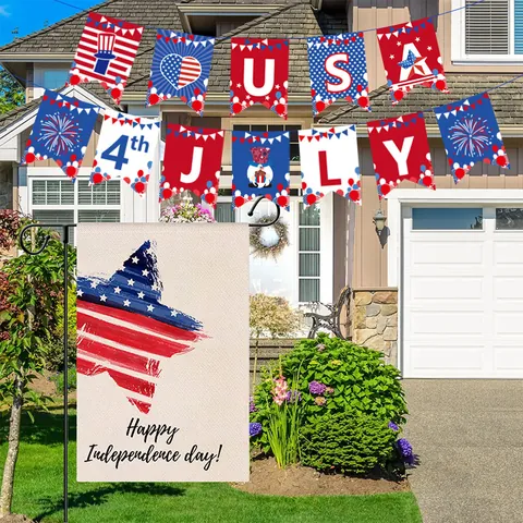 Unabhängigkeitstag Party Dekorationen USA Patriotische Stern Hängende Spiralen Set Juli 4. Deckenhänger Für Outdoor Home Event Deko