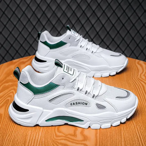 Sneakers Chunky in Mesh Traspirante di Moda Uomo Donna Suola Spessa Sport Outdoor Scarpe Casual Papà Per Tutte Le Stagioni