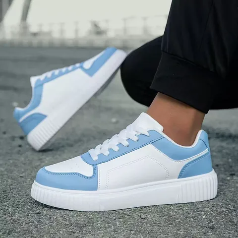 Fashion Low Top Sneakers Contrast Color Breathable Outdoor Sports Shoes Casual Skateboard Shoes For Men Women Unisex