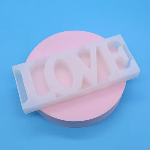 Stampo in Silicone per Lettere LOVE Fai da Te Resina Epossidica Artigianato Candela di Cera Stampo per Decorazione Torte