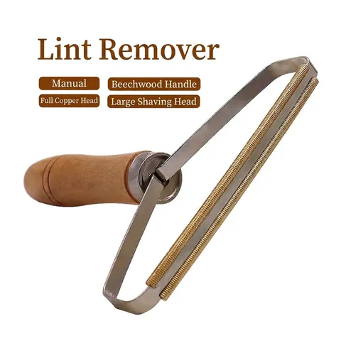 Manual Pet Hair Remover Stainless Steel Double Sided Lint Roller Scraper For Carpet Clothing Furniture Rug Cleaning Tool