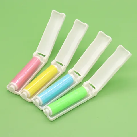 Washable Reusable Lint Roller Pet Hair Remover Portable Mini Foldable Brush For Clothes Carpets Cleaning Travel Home Use