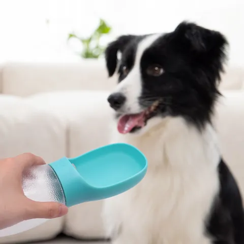 Draagbare Huisdier Waterfles Lekvrij Reizen Drinkbak Voor Honden Katten Buiten Wandelen Plastic Waterdispenser