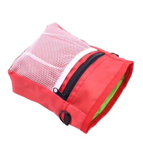 Pochette à Friandises Multifonctionnelle pour Dressage d'Animaux Sac de Promenade pour Chiens avec Poche en Filet et Bandoulière