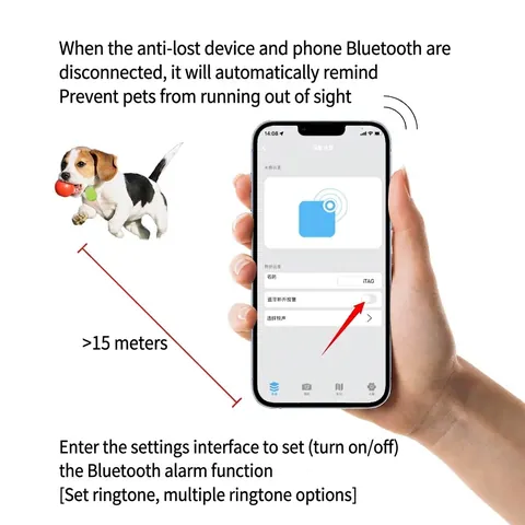 Smarter Bluetooth Haustier Tracker Mini Anti-Verlust Gerät Für Hunde Und Katzen Tragbarer Kabelloser Locator Tracking Per App
