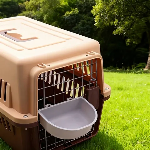 Hängender Haustiernapf Für Käfige Und Boxen Kippsicherer PP Kunststoff Futter Wassernapf Für Katzen Hunde Zubehör