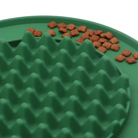 Non-Slip Silicone Pet Slow Feeder Mat For Dogs Cats Anti-Choking Lick Pad Durable Pet Feeding Tray For Indoor Use Puppies
