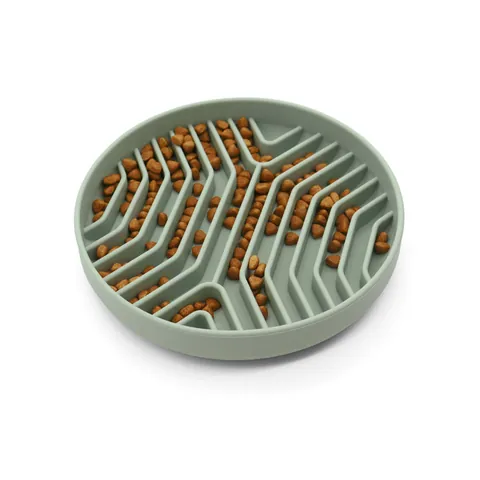Silicone Pet Slow Feeder Bowl For Dogs Cats Anti-Slip Suction Cup Dog Bowl Anti-Choking Pet Feeding Mat Dog Food Bowl