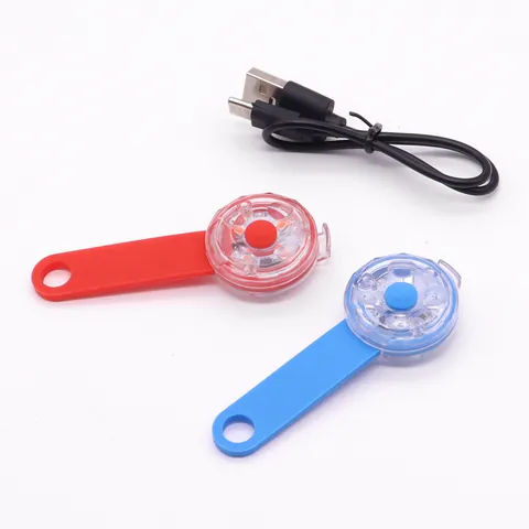 LED Haustier Sicherheit Anhänger USB Wiederaufladbar Hund Licht Anti-Verlust Sichtbarkeit Nacht Wasserdicht Leuchtend