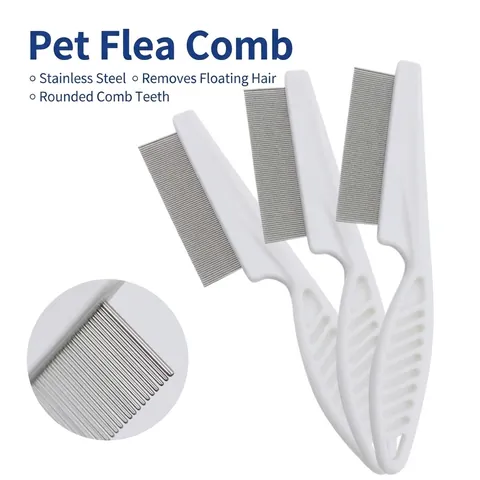 Pettine Professionale per Animali Domestici in Acciaio Inox Spazzola Elettrica a Vapore per Cani e Gatti Rimozione Peli