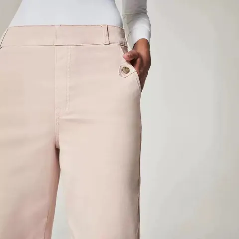 Damen Mode Mikro Schlaghose Schlanke Passform Drapierte Lässige Anzughose Hohe Taille Vielseitige Pendlerhose Für Büro