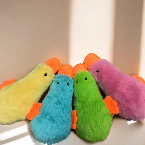 Jouet en Peluche pour Animaux de Compagnie Canard avec Sifflet Jouet à Mâcher Durable pour Chiens et Chats Peluche Interactive Douce pour Chiot et Chaton