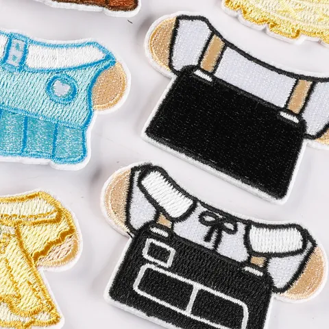 Κεντητό Μπάλωμα Χαρακτήρα Anime DIY Chibi Εφαρμογή για Ρούχα Τσάντα Καμβά Θήκη Τηλεφώνου Διακόσμηση Σετ Μπαλωμάτων