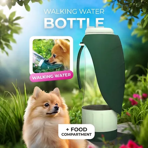 Tragbare Haustier Wasserflasche Blatt Design Silikon Faltbare Trinkschale Auslaufsicher Futter und Wasserspender Für Hunde Katzen Reisen