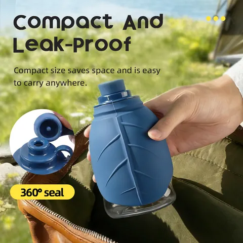 Draagbare Drinkfles voor Huisdieren Bladvormig Opvouwbaar Siliconen Honden Drinkbak Outdoor Reizen Dispenser voor Honden