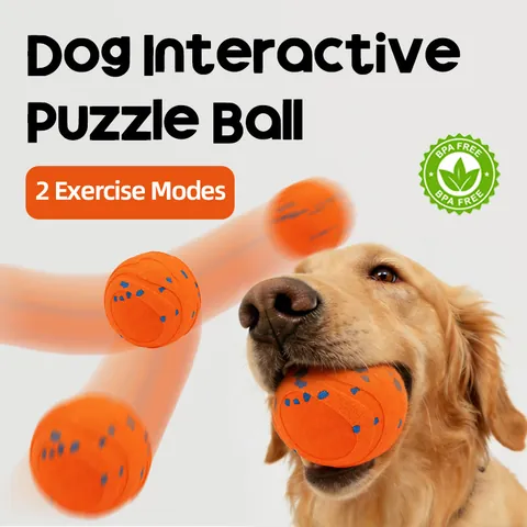 Slimme Elektrische ETPU Hondenspeelgoed Bal Waterdicht Bijtbestendig Interactief Stuiterend Rollend Huisdier Bal Voor Middelgrote Grote Honden