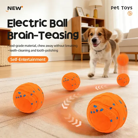 Slimme Elektrische ETPU Hondenspeelgoed Bal Waterdicht Bijtbestendig Interactief Stuiterend Rollend Huisdier Bal Voor Middelgrote Grote Honden