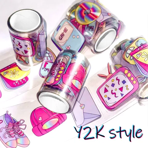 Y2K Rosa Mädchen PET Dekoratives Washi Tape Retro Cartoon Scrapbooking Zubehör Für DIY Journaling Kunst Handwerk Schreibwaren