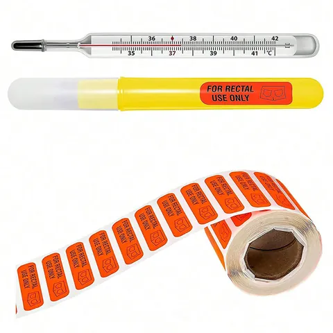 Waterproof For Rectal Use Only Stickers Medical Warning Labels Funny Prank Gag Gift Adhesive Identification Label Decals