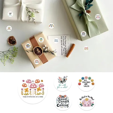 Adesivi Ispiratori per la Salute Mentale per Borraccia Laptop Custodia per Telefono Fai da te Scrapbooking Journal Adesivi