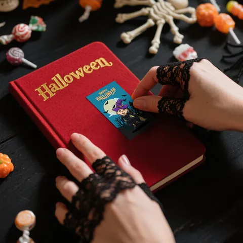 Halloween Horror Puppe Graffiti Aufkleber PVC Selbstklebende DIY Decals Für Festival Party Kürbis Vampir Geist Sticker Rolle