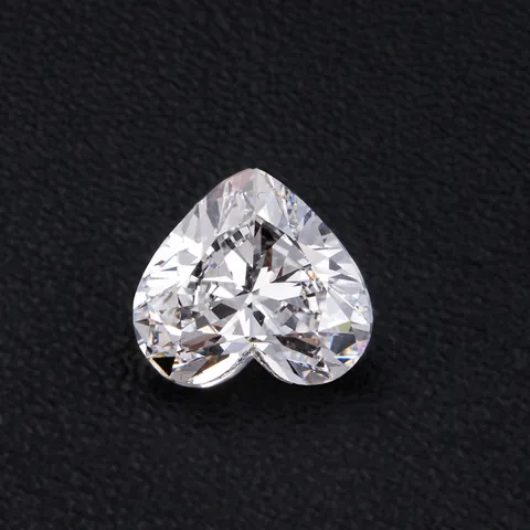 Diamante Cultivado en Laboratorio CVD Forma Corazón Piedra Suelta Color D VVS VS Con Certificado IGI Para Hacer Anillos de Boda