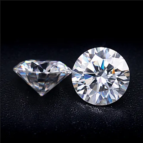 Diamant Moissanite en Vrac Couleur F Avec Certificat GRA Taille Brillant Rond Cœurs et Flèches Pierre Synthétique Bijouterie