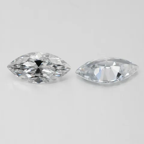 Piedra Suelta de Moissanita Corte Marquesa Color DF Claridad VVS Alto Brillo Diamante de Laboratorio GRA Moissanita