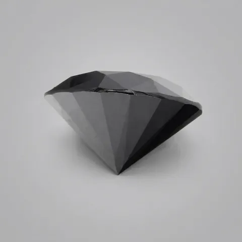 GRA Moissanite Noire Pierre En Vrac Taille Brillant Rond Cœurs Et Flèches Diamant Moissanite Pour Création De Bijoux DIY