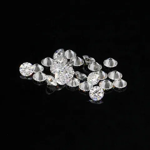 D Color 3EX Cut Round Moissanite Loose Gemstones For Jewelry Making Heart And Arrows Moissanite Diamonds For Ring Necklace