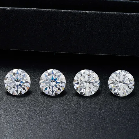 D Color Hearts And Arrows Moissanite Loose Stone Round Brilliant Cut VVS1 Clarity Gemstone For Jewelry Inlay Accessories