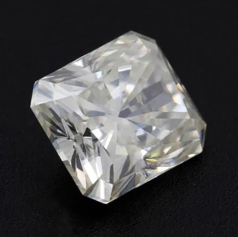 Taille Radiant Couleur GH Moissanite Pierre En Vrac Clarté VVS Gemme Cultivée En Laboratoire Certificat GRA Pour Bijoux