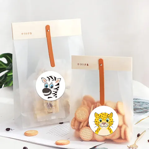 Cartoon Animal Reward Stickers For Kids Teachers Classroom Incentive Labels Round Decorative Sealing Stickers Roll For Scrapbooking Stationery
