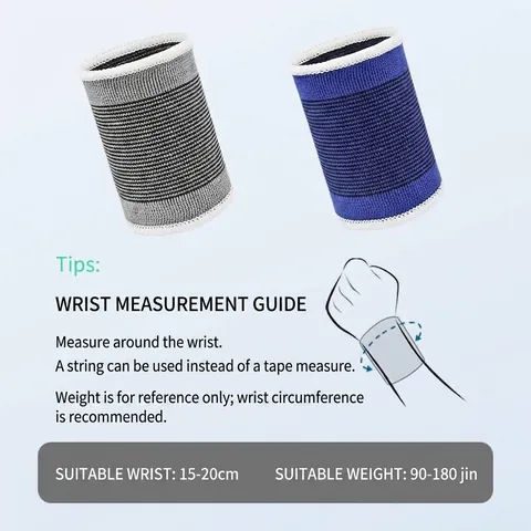 Breathable Elastic Sports Wristbands Polyester Sweat-Absorbent Wrist Support For Basketball Running Fitness Training Workout Unisex Accessories