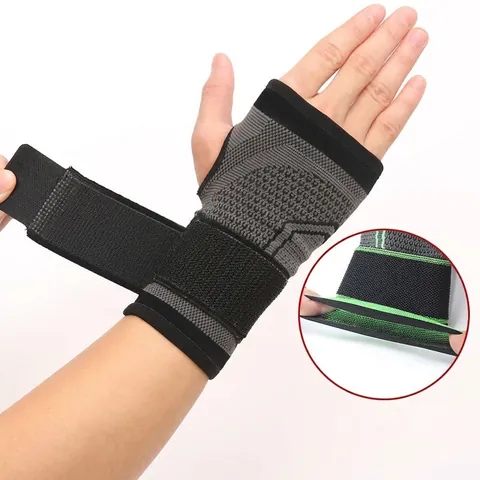 Protector de Palma Deportivo Profesional Compresión Transpirable de Nailon Tejido Protector de Mano para Fitness Levantamiento de Pesas