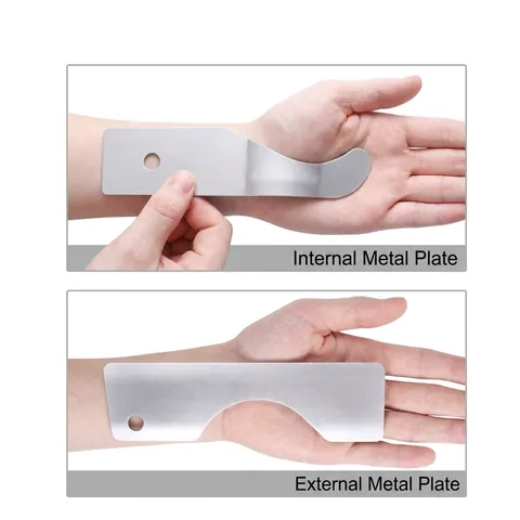 Professional Breathable Wrist Joint Fixation Brace With Double Steel Plate Support Adjustable Splint Wrist Support For Fracture Sprain Men Women